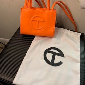 Telfar Vibrant Orange Mini Bag